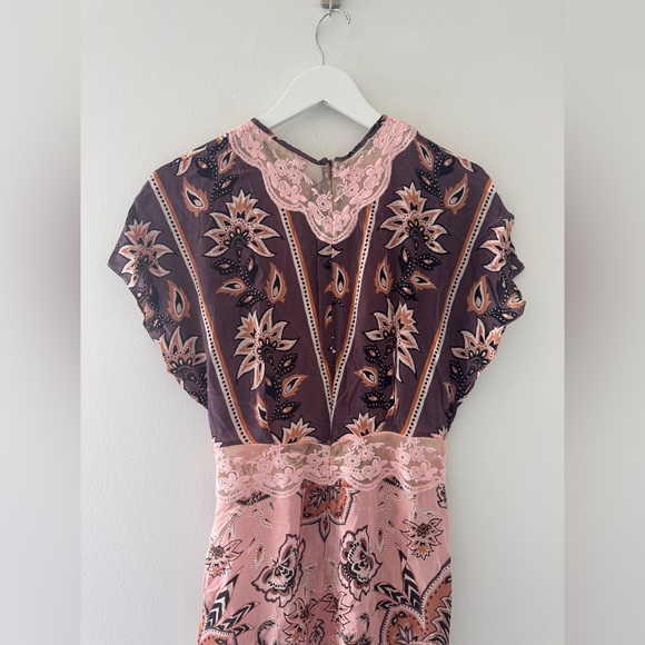 FARM RIO Glam Tapestry Lace Slip Dress XS - Picture 9 of 9